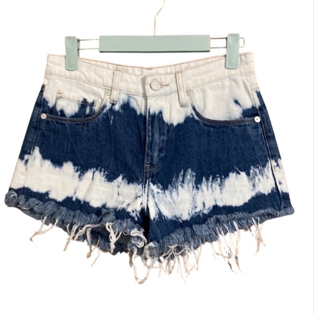 BLANKNYC Tye Dye High Rise Denim Shorts